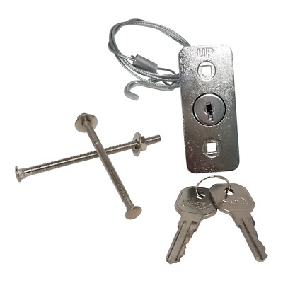 Secure Universal Garage Door Opener Emergency Disconnect Release Key Lock Cable