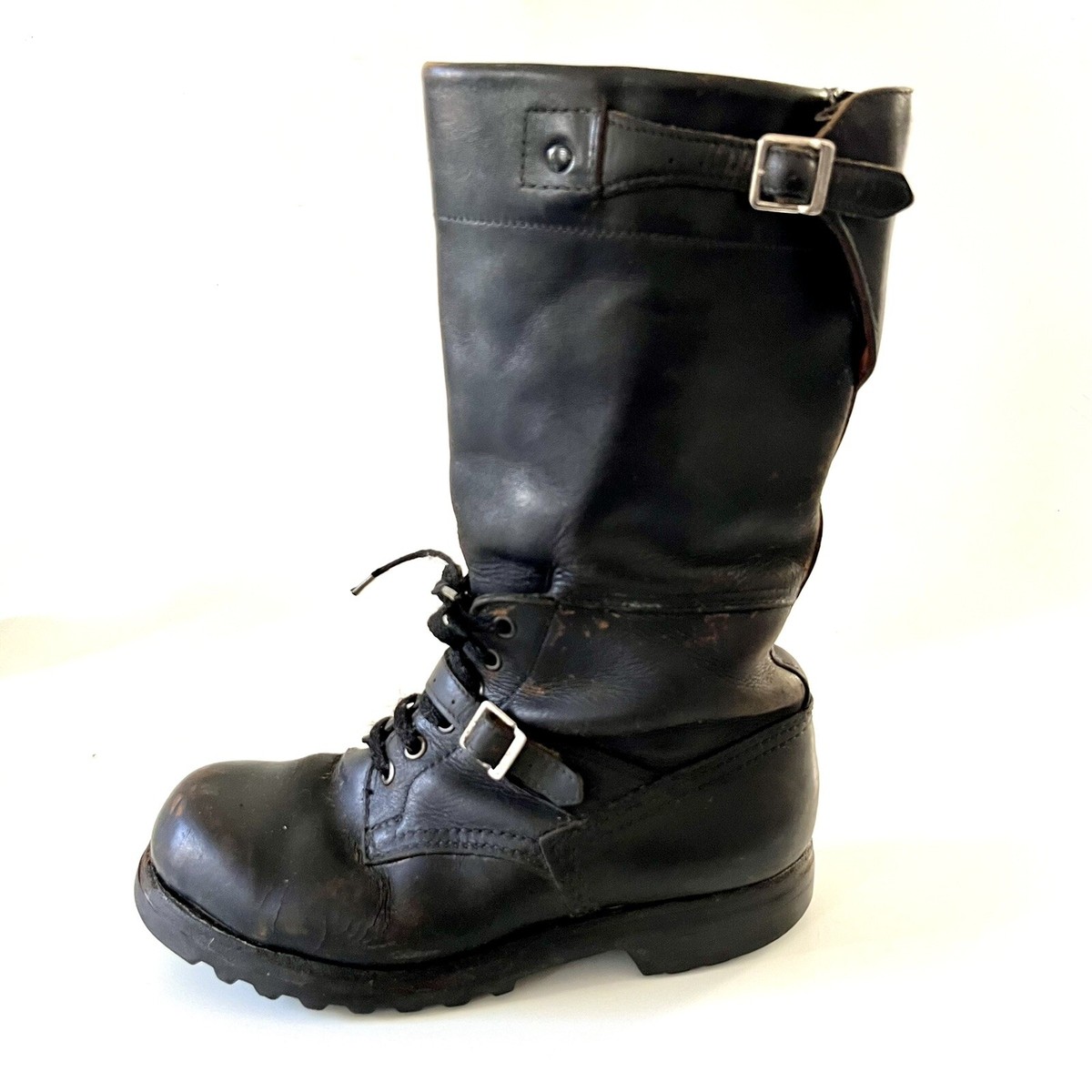 Military Vintage Shoe Company Tanker Boot 1950s HH Brand Corcoran