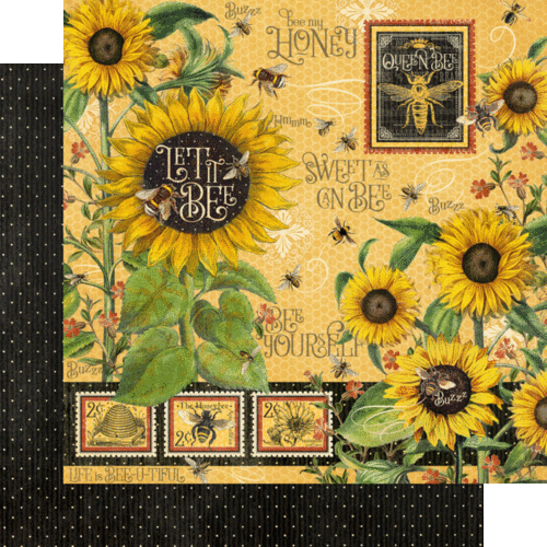 GRAPHIC 45 "LET IT BEE" BUNDLE 12X12, 8X8 EMBELLISHMENTS RETIRED SCRAPJACK'S - Picture 10 of 17