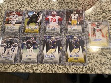 Lot Of 9 2020 Leaf Auto Rookie Cards Aaron Fuller Cam Brown Isaiah Hodgins