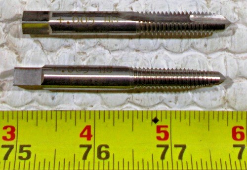 Neu Hanson Whitney 5/16-18 +,005 HSS 2 Flöte Bodengewinde Oversize Schnitt Gewindebohrer 2 Stück - Bild 2 von 5