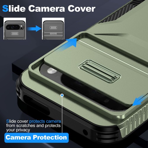 Shockproof Rugged Case For Google Pixel 9 Pro XL/8 Pro Sliding Lens Camera Cover - Bild 25 von 64