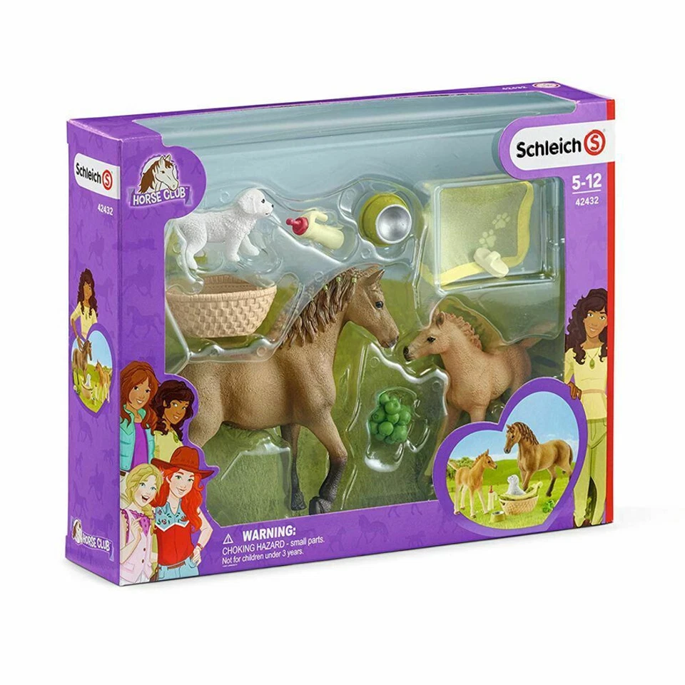 SCHLEICH Horse Club 42432 - Les Soins pour Bébé Animaux Horse Club de Sarah NEUF - Image 2 of 4