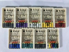 Dentsply Maillefer K-File Endodontic 21mm All sizes 30 files/pk