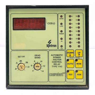 Syntron 1143 Automatic Power Factor Control Relay