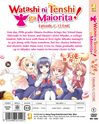 ANIME WATASHI NI TENSHI GA MAIORITA Vol.1-12 End DVD ENGLISH SUBS + FREE ANIME - Foto 2 di 3