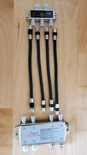 Switch Distribuidor de señal 1x4 y Paring 4x4 para LNB de una salida, Sky México