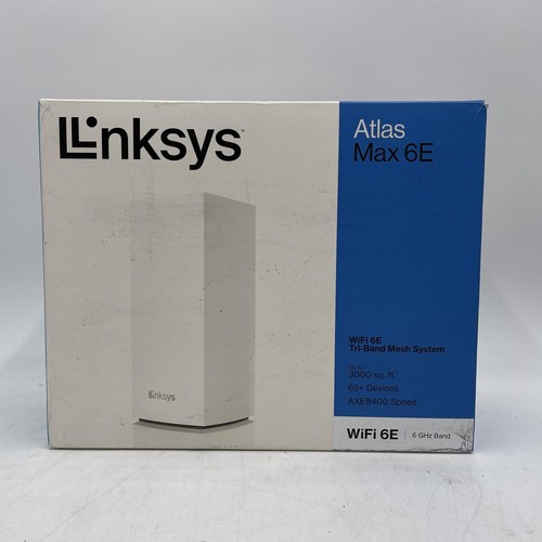 Linksys MX8501 WiFi Atlas Max 6E Gaming Router, Tri-Band up to AX8400 8.4Gbps