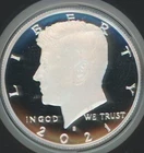 2021-S .999 Kennedy Half Dollar Silver Proof Gem Cameo