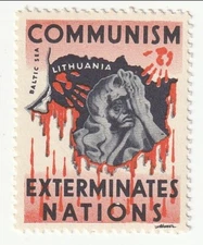 U. S. A. - Communism Exterminates Nations label(M)