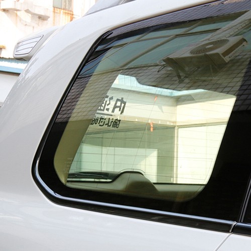 Para Lexus LX570 08-15 negro brillante acero inoxidable ventana de coche borde de cubierta inferior - Imagen 5 de 7