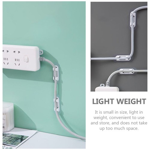 10 Pcs Self-adhesive Wire Manager Household Cable Organizer Convenient - 第 3/12 張圖片