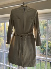Linea Ladies Cream Zipped Coat - Pristine - Size 8