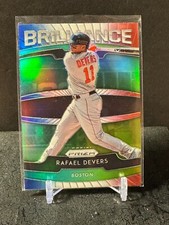 2020 Prizm Baseball Rafael Devers Red White Blue Brilliance Prizm Card #B-8