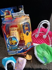 zhu zhu battle armor yellow outfit cowboy hat accessories lot