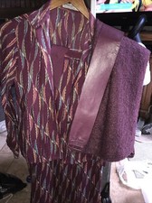 Vintage Jaeger Womens Matchable Top and two Skirts leather belt Size 12 5 Pcs