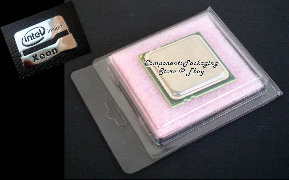 Xeon LGA771 CPU Clamshell Case with Anti Static Foam -  Lot of 10 25 40 80 125 - Image 2 of 4
