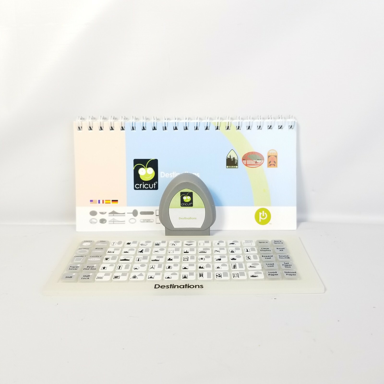 Cricut Destinations Shapes Cartridge Travel Landmarks Provo Craft eBay