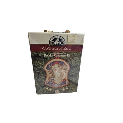 DMC Holiday Ornament Kit Santa Counted Cross Stich Collectors Edition New Sealed