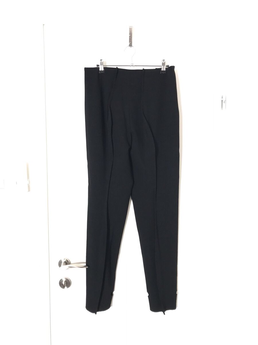 Maison Martin Margiela for H&M Pants Pattern Cut Wool Black Maison Martin Margiela for H&M Pants Pattern Cut Wool Black