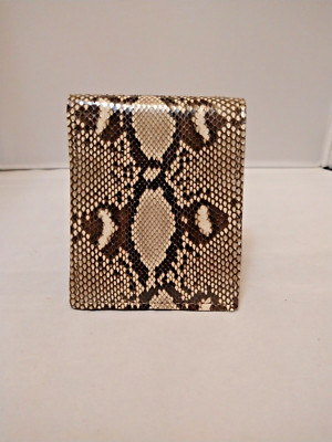 Genuine Python Snake Skin Billfold Wallet