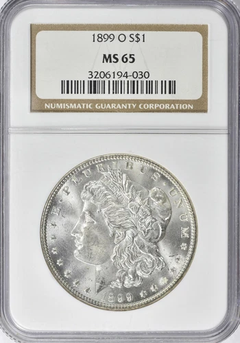 1899-O Morgan Silver Dollar NGC MS-65