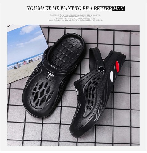 Gartenschuhe Herren Gummi Männer Hausschuhe Damen Pantoletten Badeschuhe Sandal - Bild 6 von 10