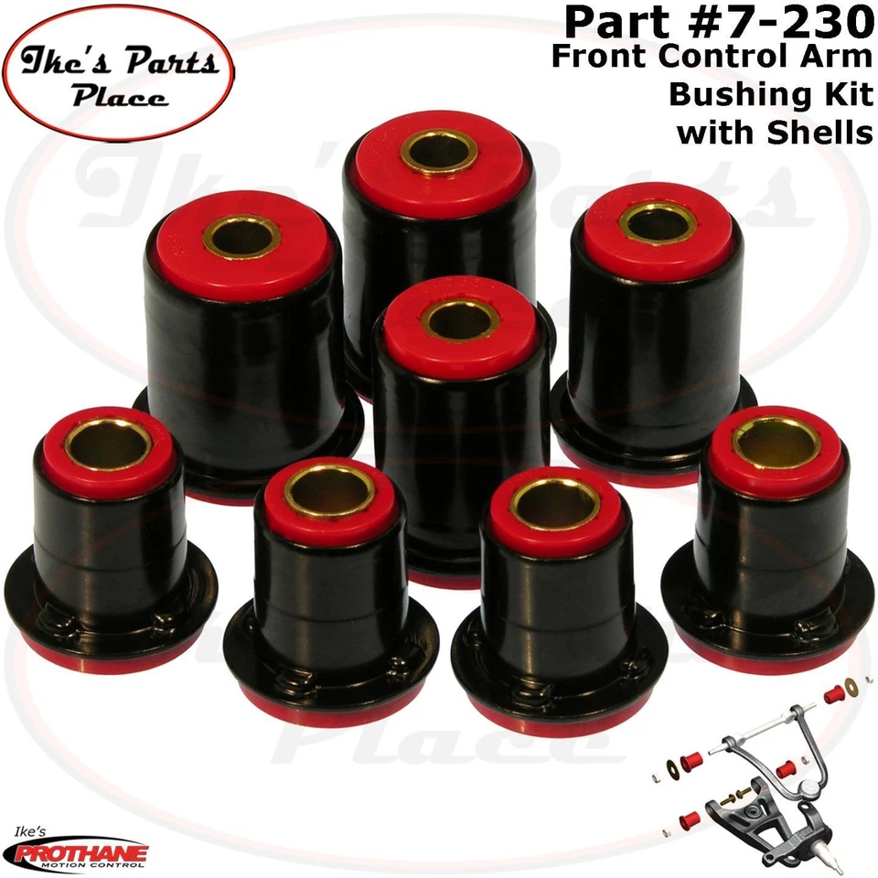Prothane 7-230-BL Front Control Arm Bushing Kit with Shells 91-04 Buick/Chevy - Image 2 of 4