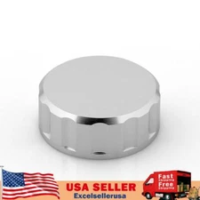 CNC Brake Fluid Reservoir Cap Chrome USA