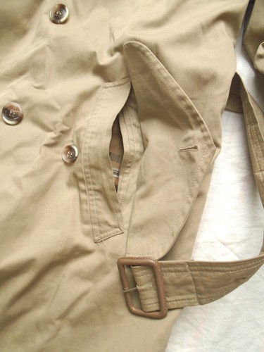 RARE Vintage 70s 80s Polo Ralph Lauren 42R* Liner Trench Coat Made in France - Picture 7 of 15