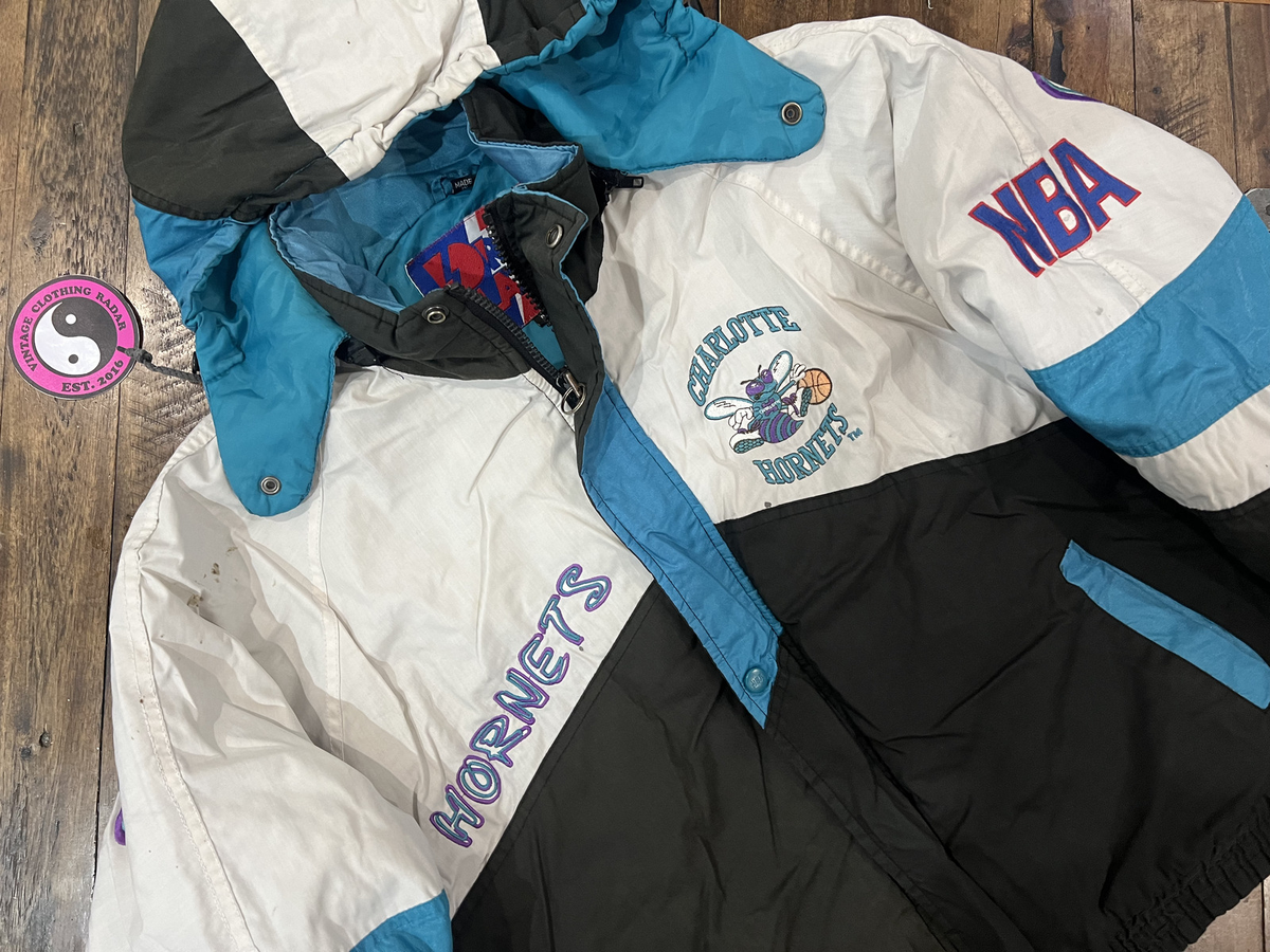 vintage 90s charlotte hornets pro player & starter jackets vintage 90s charlotte hornets pro player & starter jackets