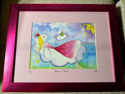 Peri ''Believe In Magic'' Limited Edition Color Print -  Signed And Framed