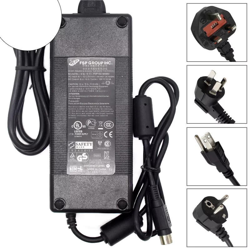 Genuine Power AC Adapter For QNAP TS-409 TS-410 TS-412 TURBO NAS