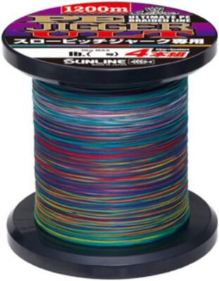 1.2号SUNLINE PE JIGGER ULT 1200m 4本組 SUNLINE PE Jigger ULT4 Set SPJ 1200MB 1200m 30lb #1.7 PE Braid