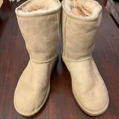 UGG Classic Short Boot Size 7 Sand | eBay