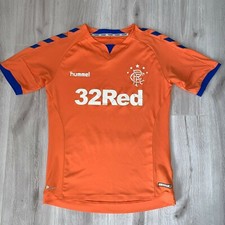 GLASGOW RANGERS 2018 2019 THIRD FOOTBALL SHIRT SOCCER JERSEY HUMMEL sz M MEN
