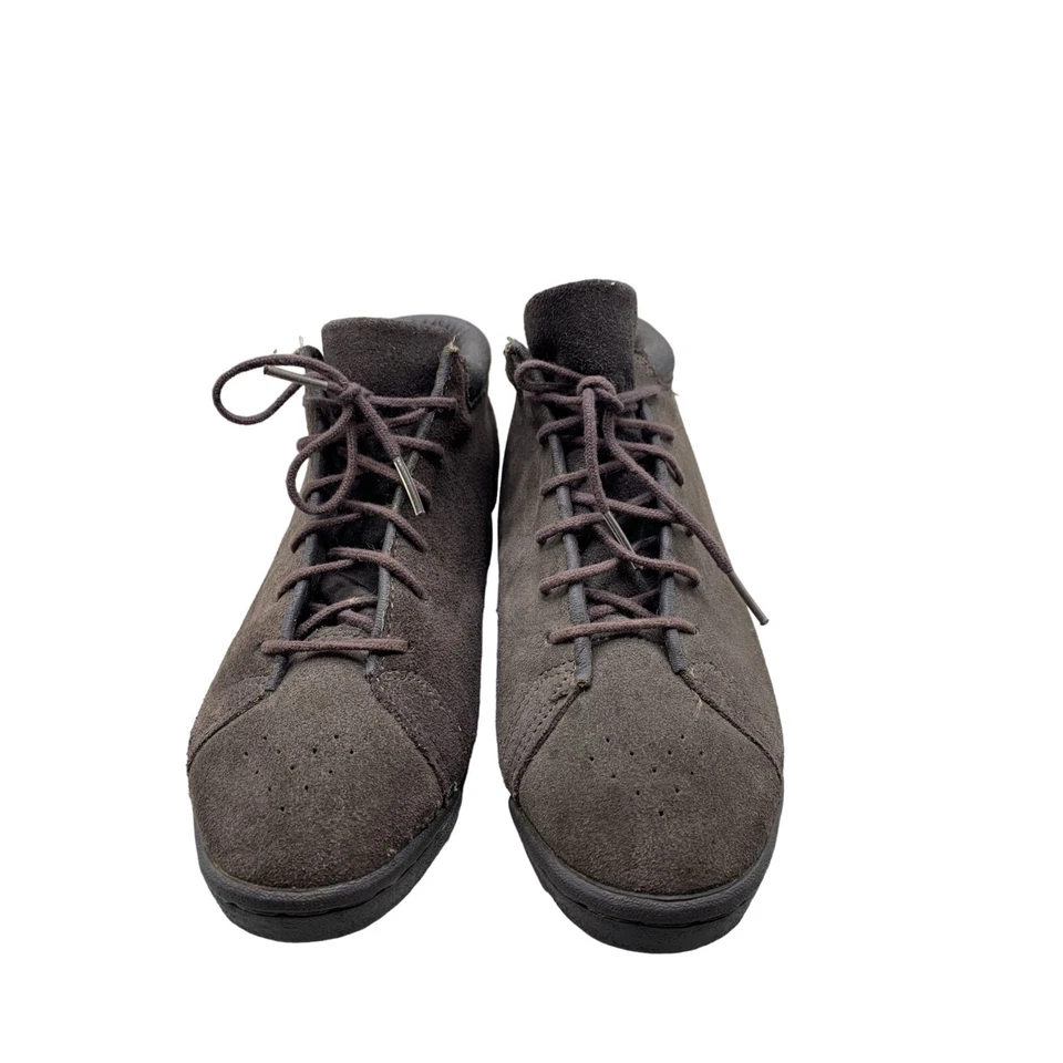 复古 90 年代女式 6.5 码棕色和黑色麂皮绒 LA Gear Chukka 靴子时尚 — 第 2/4 张图片