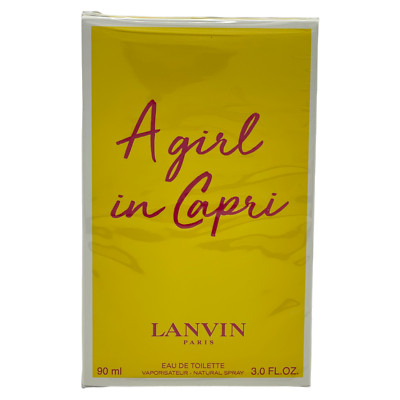 A Girl In Capri By Lanvin For Women 3.0 oz Eau De Toilette Spray NIB AUTHENTIC