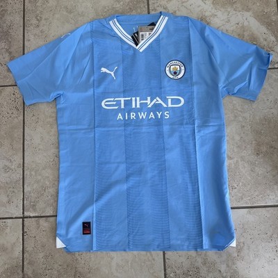 Puma Manchester City FC Home Soccer Jersey Authentic NWT 770437 01 Men s XL