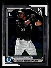 Ronny Hernandez 2024 Bowman Chrome Prospect 1st #BP-92 White Sox Rookie *026