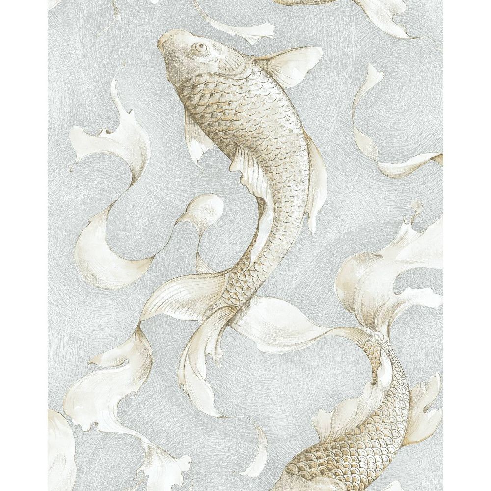 NextWall Champagne Koi Fish Peel and Stick Wallpaper 3090₽