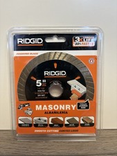Ridgid 5 in. Masonry Cutting Turbo Rim Diamond Saw Blade