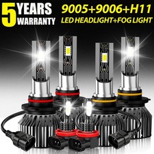 For Honda Civic 2006-2015 6x Led Headlight Hilo Beamfog Light Bulb 6500k White