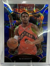 2023-24 Panini Select - Mezzanine Level RJ Barrett #400 Blue Cracked Ice Prizm