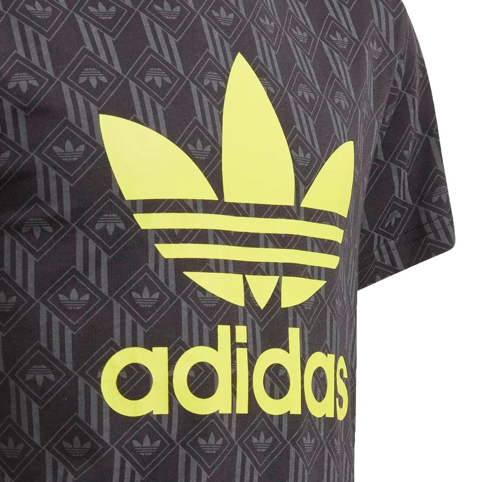 adidas Originals Trefoil Tee Junior Teenager Shirt Freizeit Soort Lime 164 - Bild 2 von 3