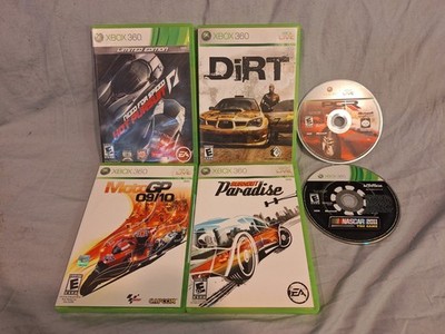 6x Xbox 360 Racing DiRT NFS Hot Pursuit Burnout Moto GP PGR 3 Nascar Tested