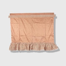 Unbranded Window Valance Curtains 30x26 Terracotta Cottagecore Farmhouse