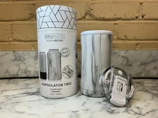 Brumate Hopsulator Trio 3 in 1 Can Cooler | CARRARA MARBLE | BRAND NEW