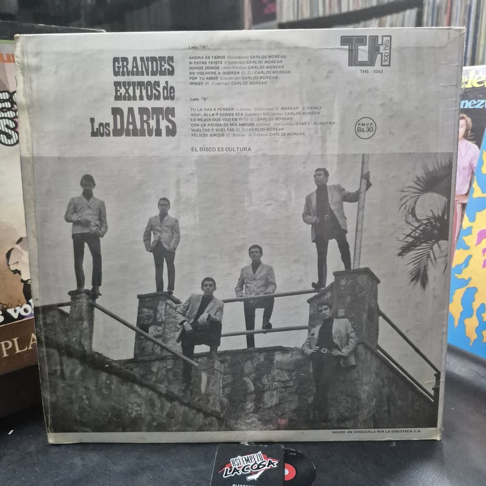 Los Darts – Grandes Exitos De Los Darts - Beat, Garage Rock, Venezuela, 1973 NM - Image 2 of 4