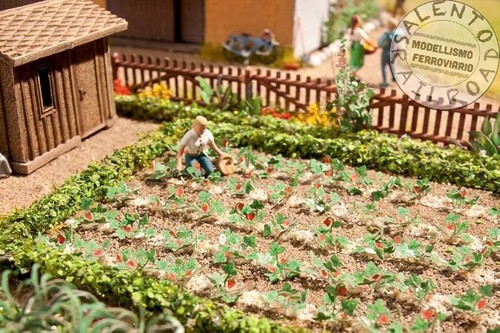 Noch 14130 - H0 1:87 - 48 piante di fragole in kit di montaggio laser cut | Zustand: Nuovo